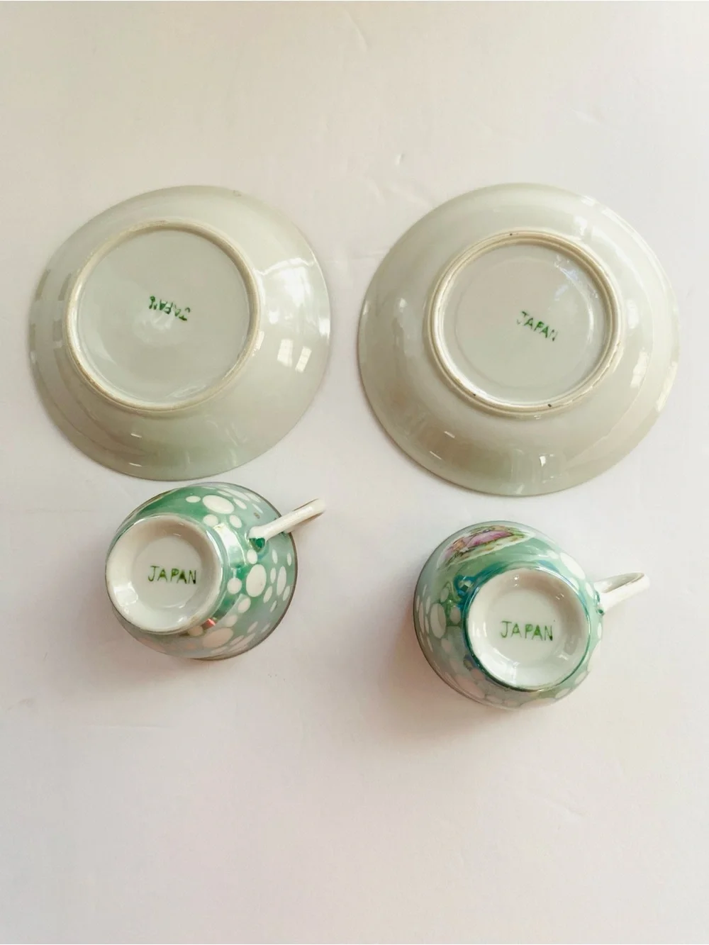Vintage Mint Green Courting Couple 4.5